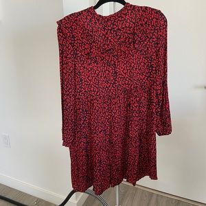 Red and Blue Zara Dress